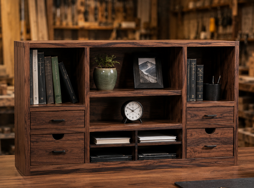 Custom Executive Desk Hutch – Deposit